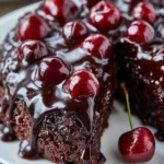 Rich Cherry Chocolate Cake First Image
