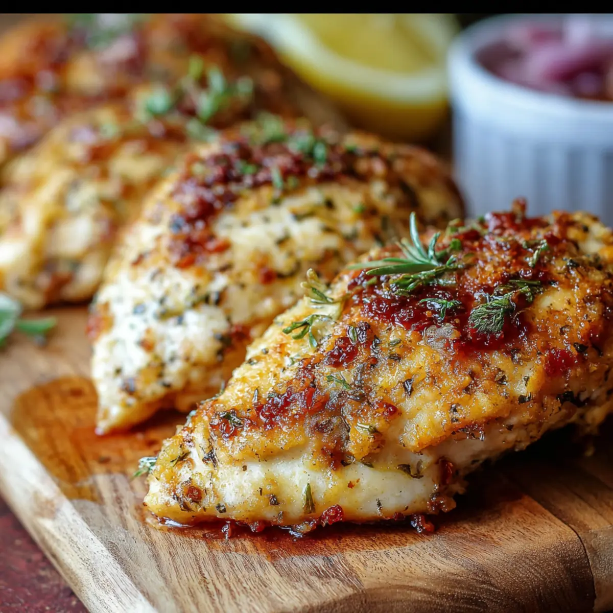 Herb-Crusted Baked Chicken Fillets Third Image Third Image