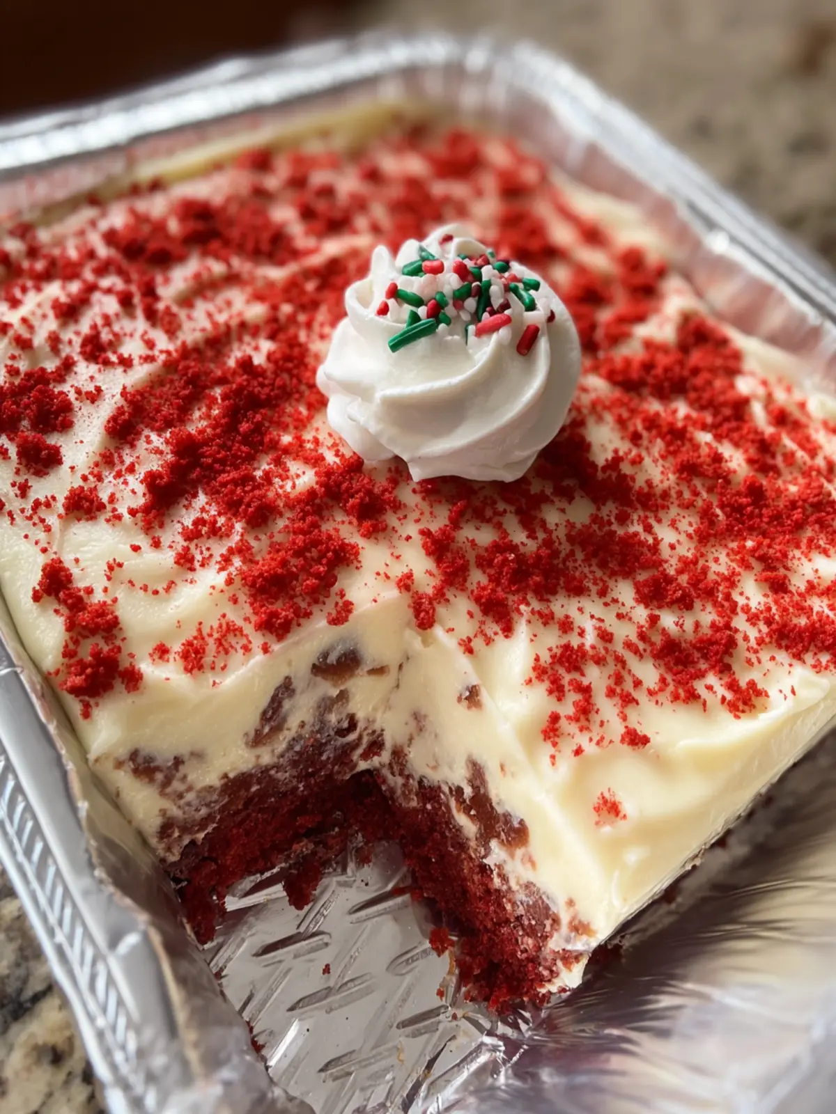 Red Velvet Sheet Cake Delight First Image