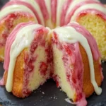 Strawberry Vanilla Marble Cake First Image