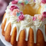 Decorative Floral Bundt Cake First Image