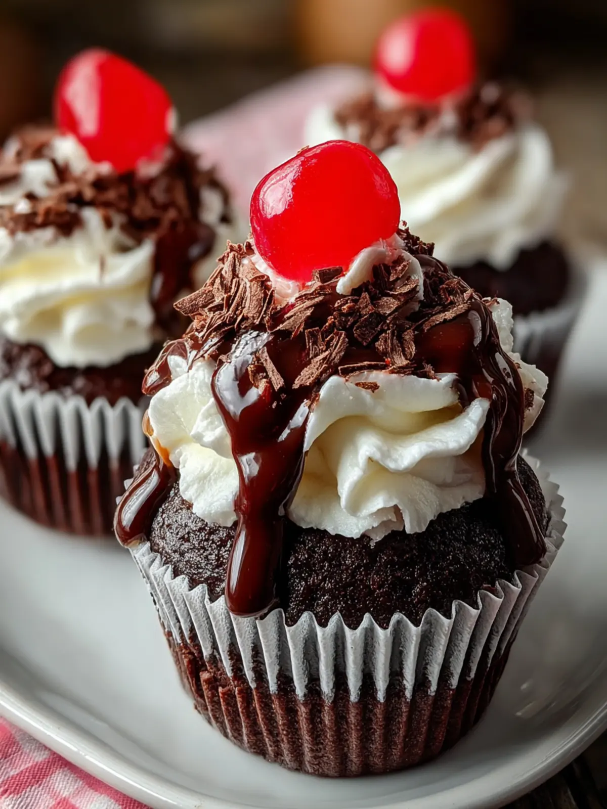 Irresistible Black Forest Cupcakes – Moist & Magical in 3 Steps First Image