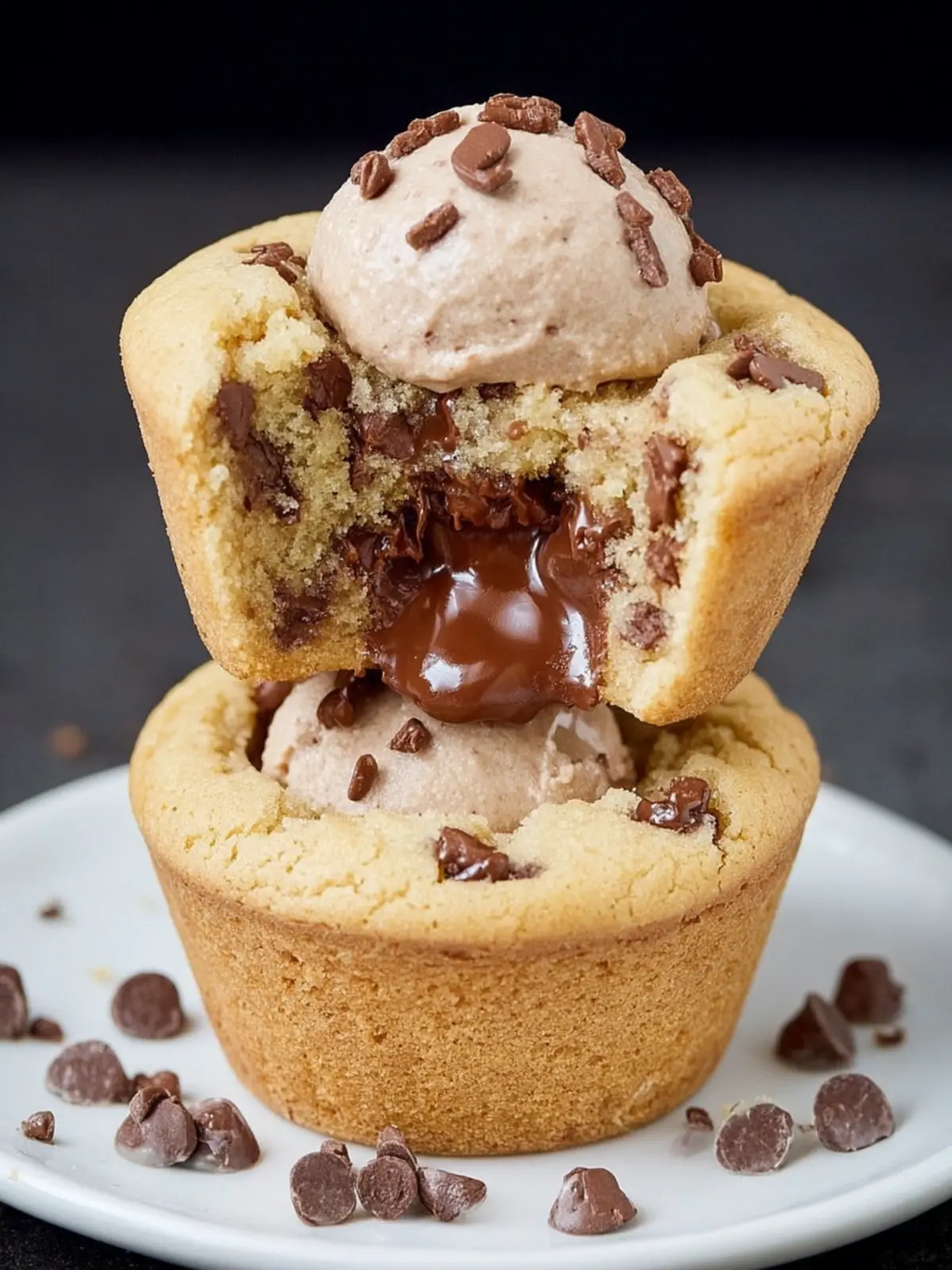 Chocolate Chip Cookie Cups First Image