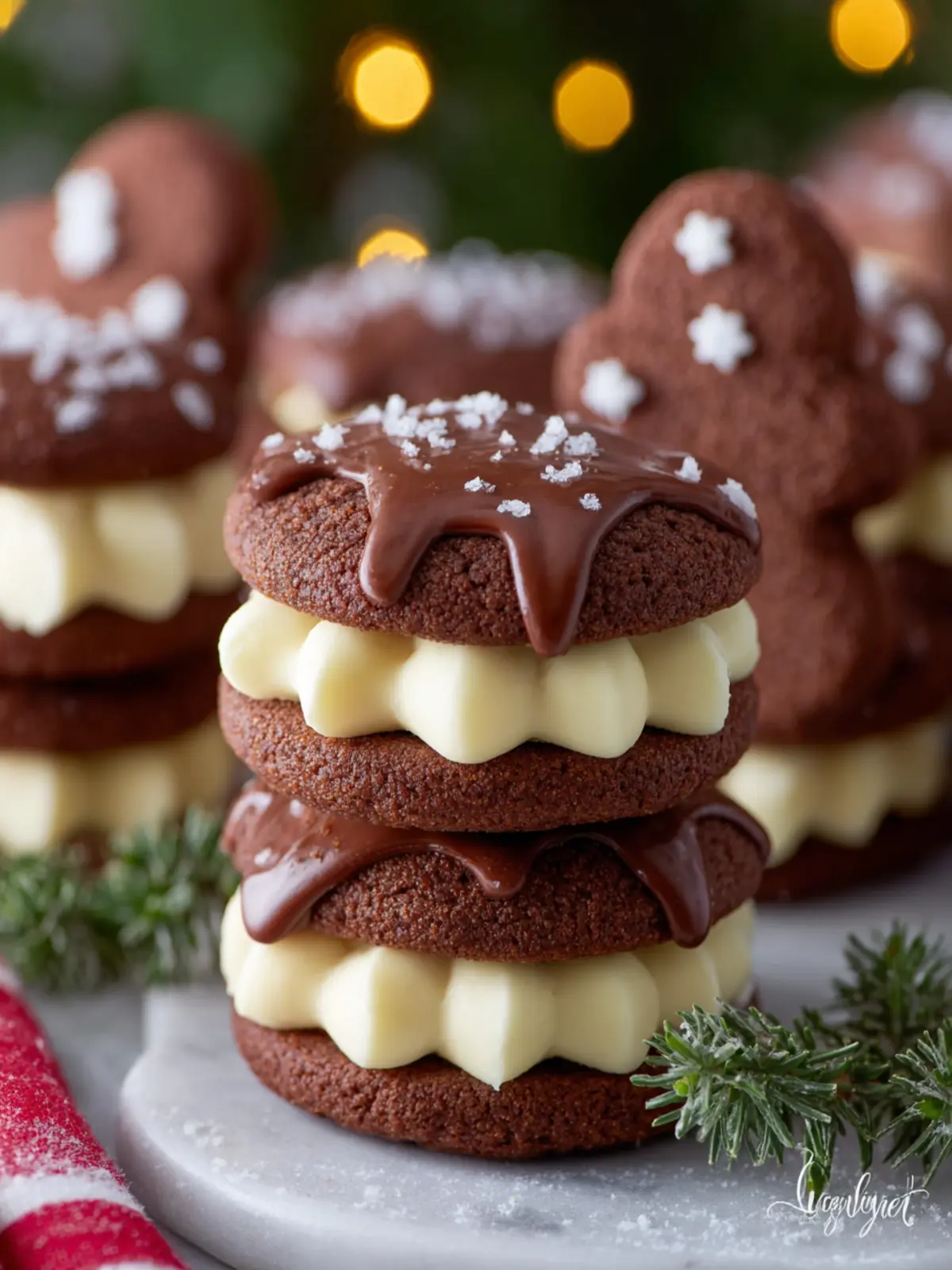 Gingerbread Sandwich Cookies First Image