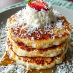 Coconut Cream Pancakes First Image