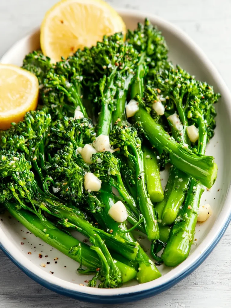Garlic Butter Broccolini First Image