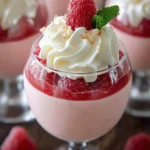 Creamy Raspberry Mousse Dessert First Image