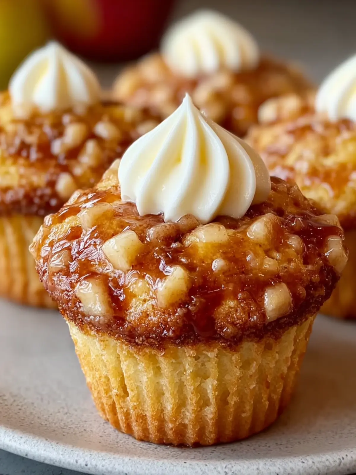 Apple Cinnamon Greek Yogurt Muffins First Image