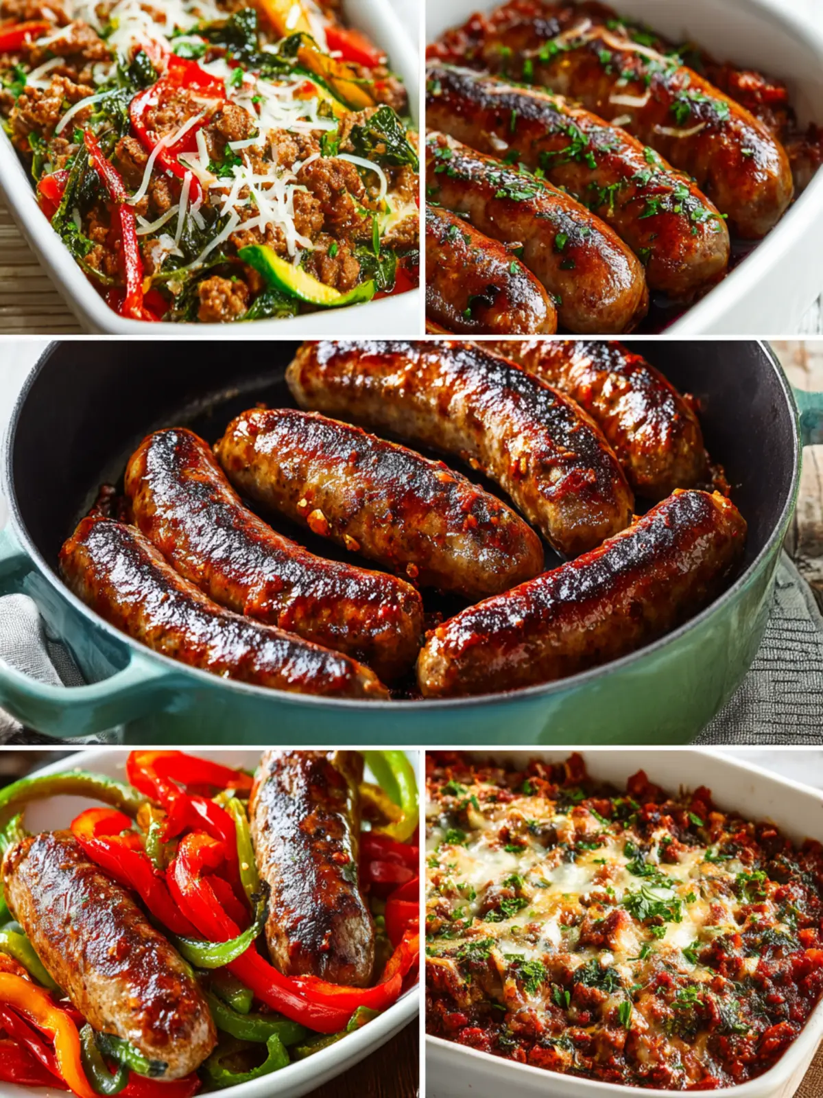 Low-Carb or Keto Italian Sausage Recipes First Image