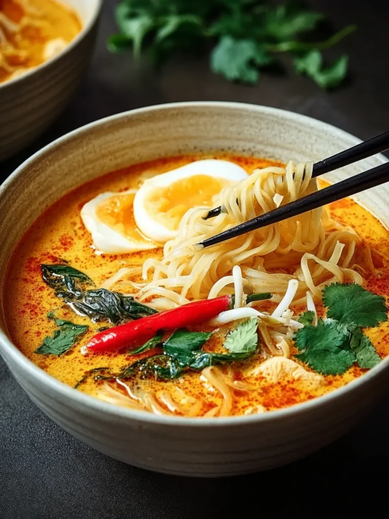 Irresistible Coconut Curry Noodle Soup Recipe to Savor First Image