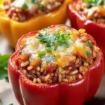 Savory Slow Cooker Stuffed Bell Peppers Recipe Delight First Image