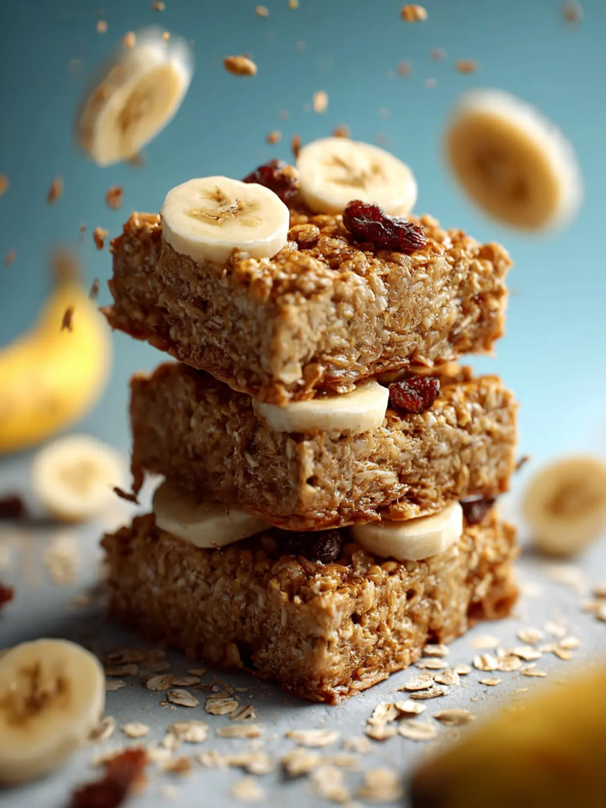 Energizing Banana Oatmeal Bars First Image