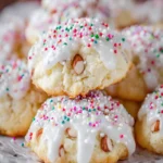 Soft Almond Sprinkle Cookies For The Holidays First Image