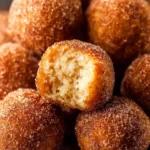 Homemade Cinnamon Sugar Donut Holes First Image