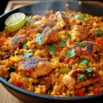 Sizzling Mexican Chicken Cauliflower Rice Skillet Delight First Image
