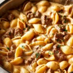 One-Pot Creamy Beef and Shells First Image