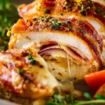 Ham and Cheese Stuffed Chicken First Image
