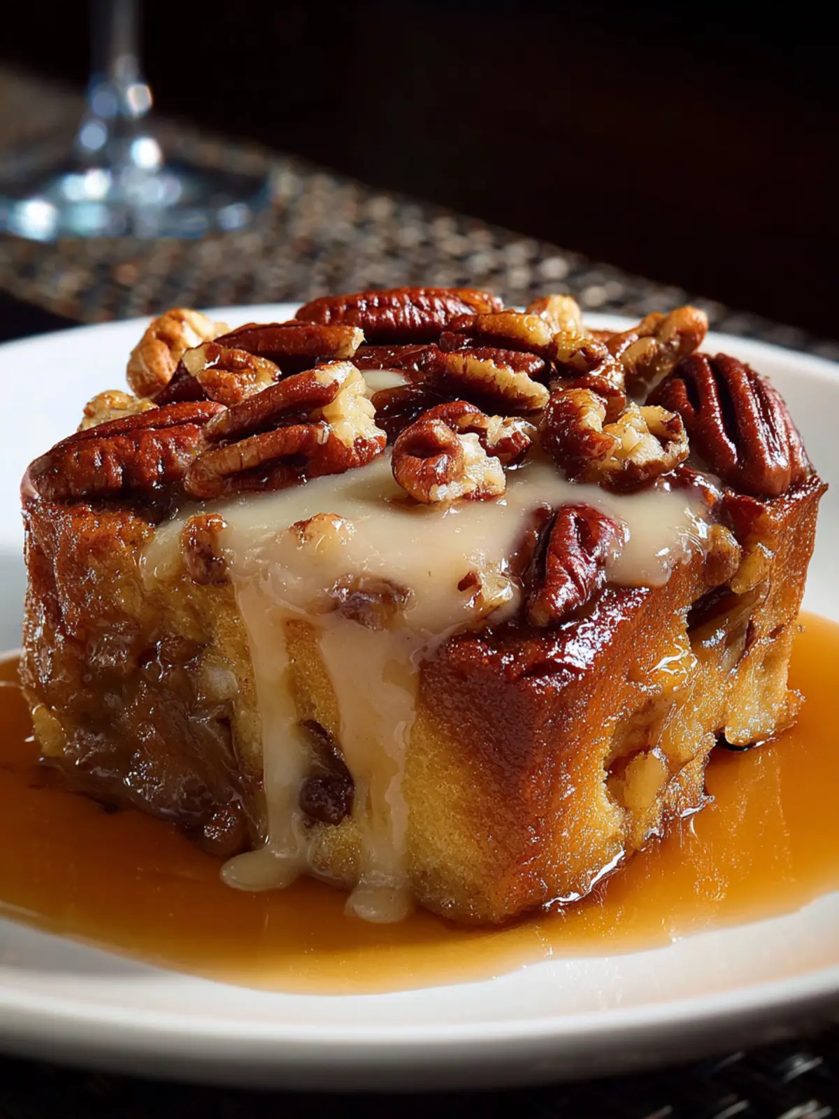 Irresistible Pecan Praline Bread Pudding Recipe Delight First Image