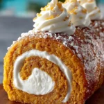 Classic Pumpkin Roll with Creamy Filling First Image