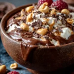 Decadent Chocolate Peanut Butter Cottage Cheese Bowl Recipe First Image