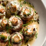 Creamy Garlic Mushrooms First Image