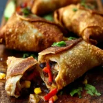 Easy Air Fryer Southwestern Egg Rolls First Image