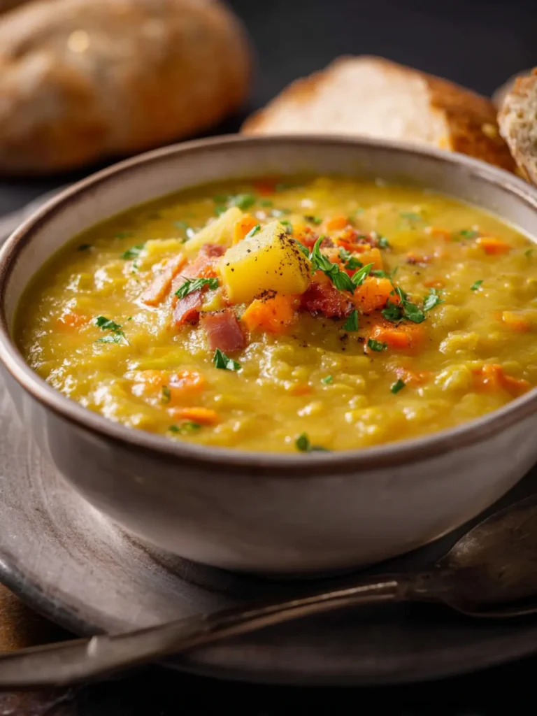 Slow Cooker Split Pea Soup First Image