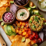 Mexican-Inspired Vegetarian Charcuterie Board First Image
