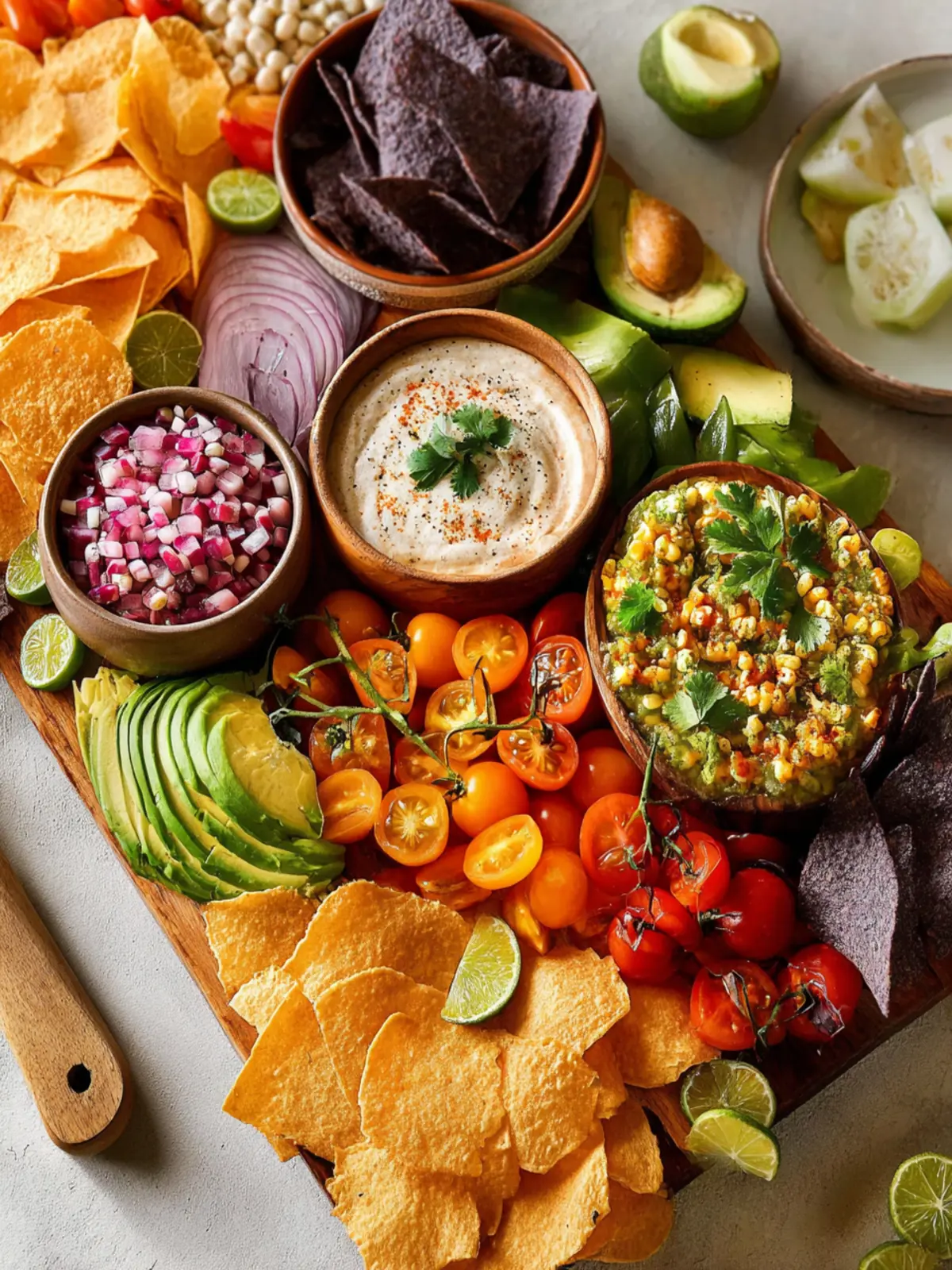 Mexican-Inspired Vegetarian Charcuterie Board First Image
