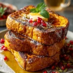 Fall Pumpkin French Toast Breakfast First Image