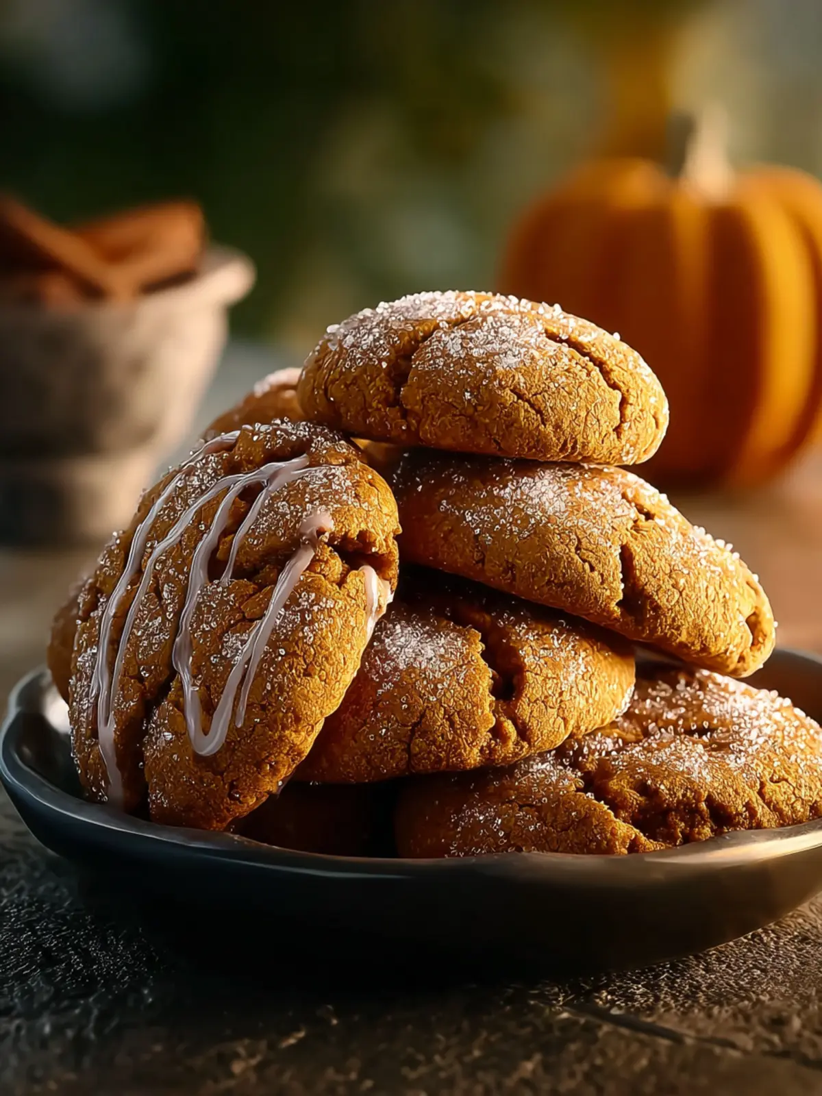 Chai Spiced Pumpkin Cookies First Image