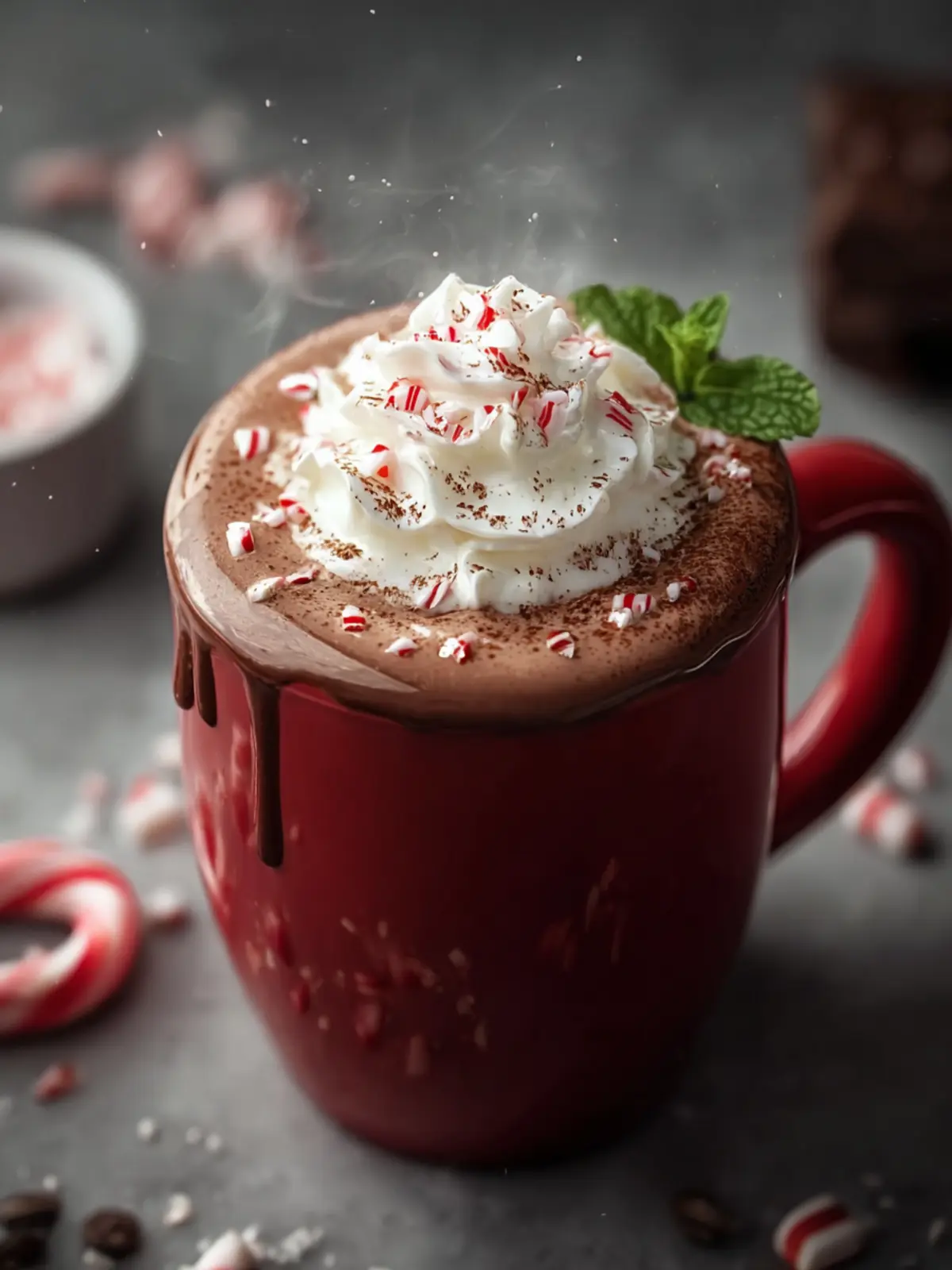 Peppermint Hot Chocolate Recipe First Image