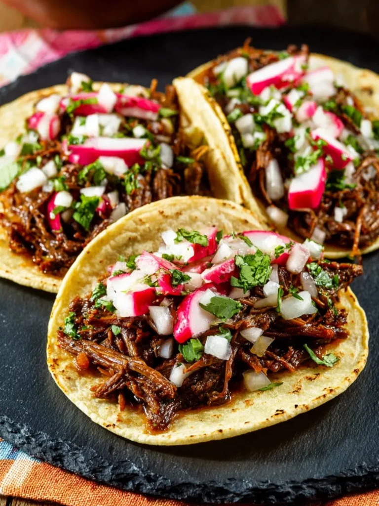 Spicy Shredded Beef Street Tacos First Image