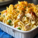 Creamy Million Dollar Chicken Noodle Casserole First Image