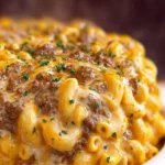 Hamburger Mac and Cheese First Image