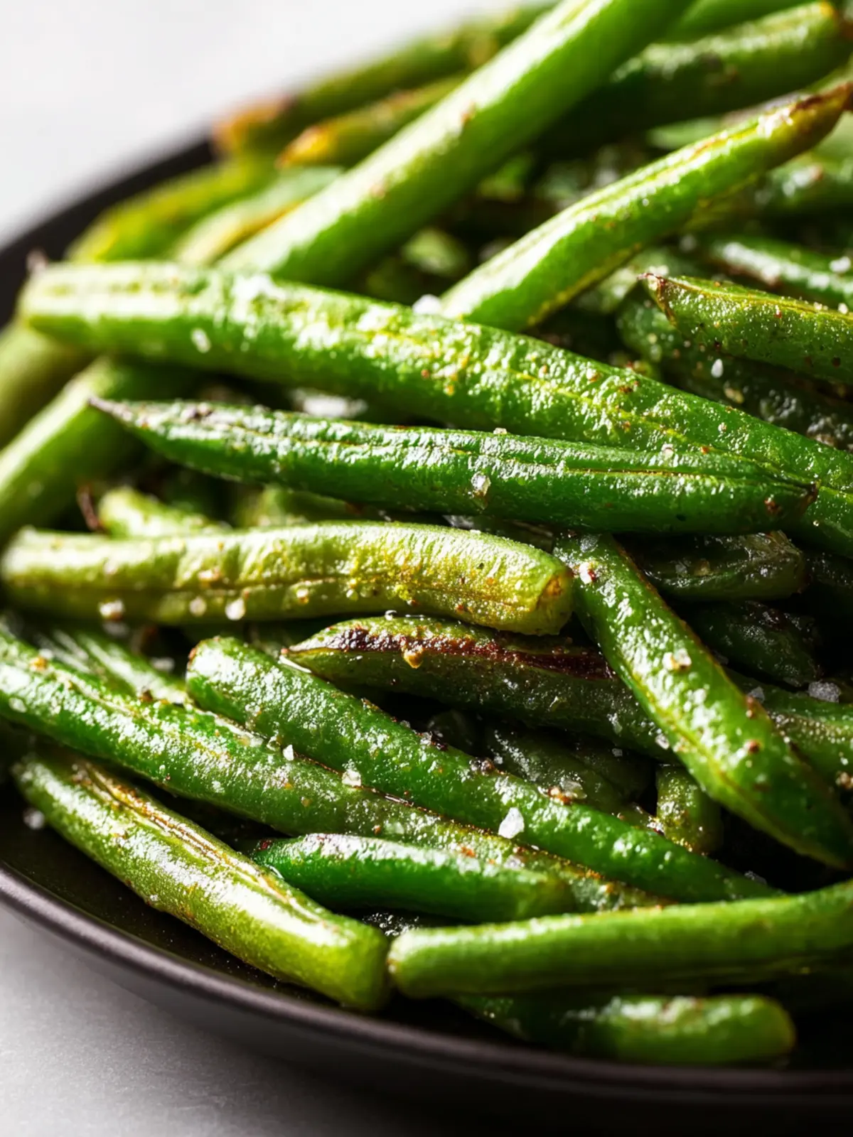 Air Fryer Roasted Green Beans Recipe First Image