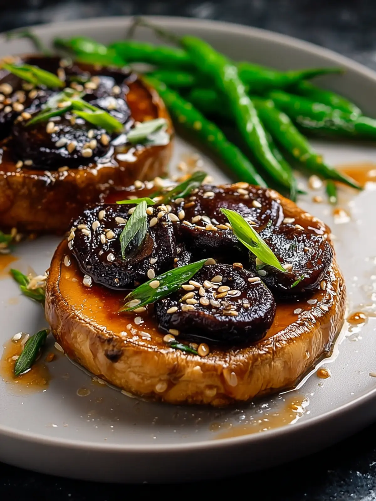 Irresistible Miso Maple Glazed Portobello Steaks Recipe First Image