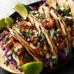 4-Step Grilled Honey Lime Shrimp Tacos First Image