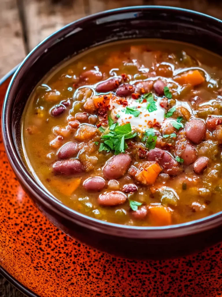 Anasazi Bean Soup (Slow Cooker or Stovetop) First Image
