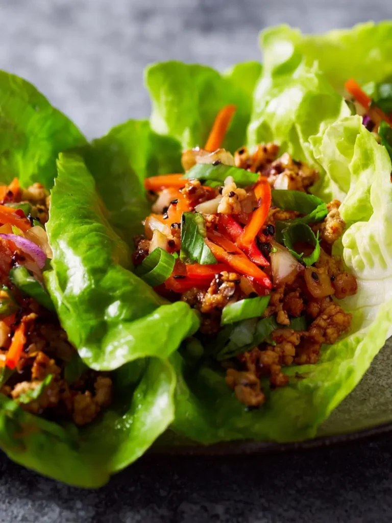 Asian Lettuce Wraps First Image