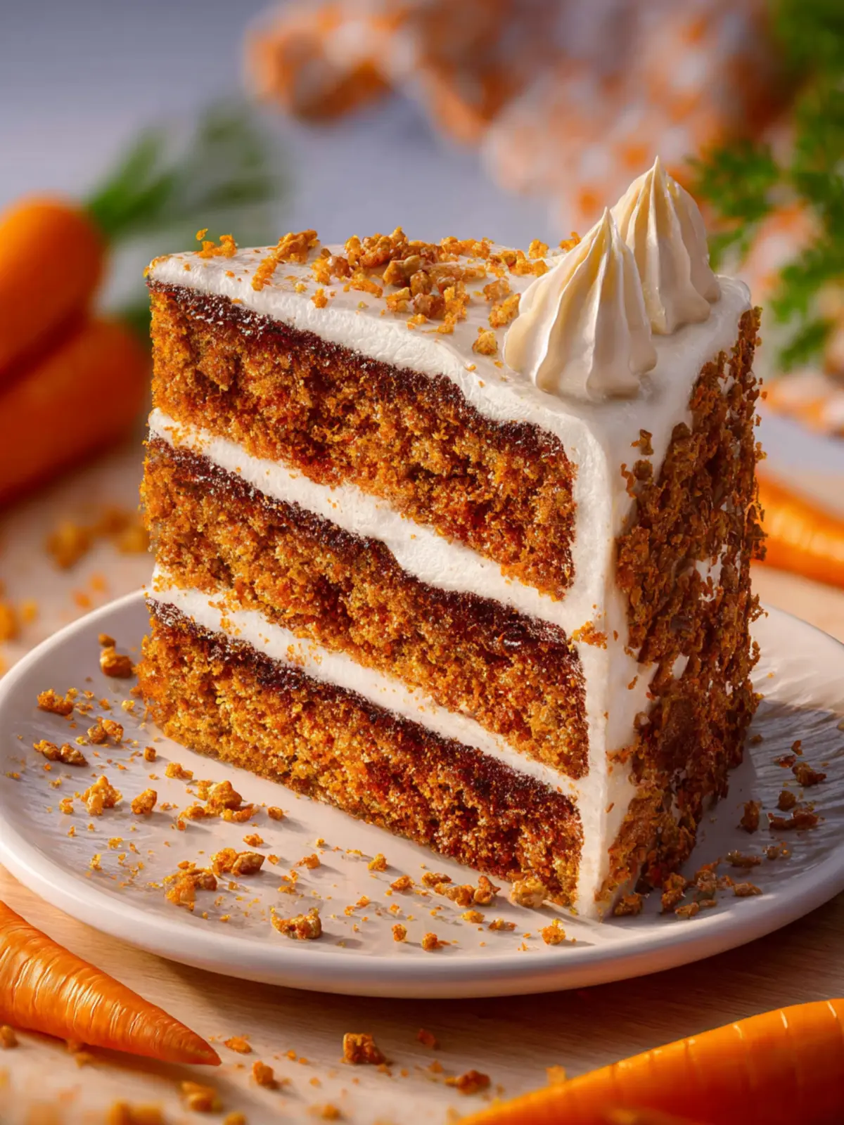 Carrot Layer Cake (No Nuts!) First Image