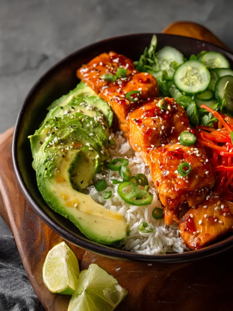 Chili Lime Salmon Bowls: Flavorful and Fresh Delight First Image