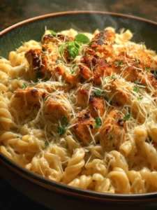 Crockpot Garlic Parmesan Chicken Pasta: A Cozy Delight! First Image