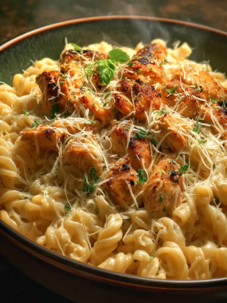 Crockpot Garlic Parmesan Chicken Pasta: A Cozy Delight! First Image