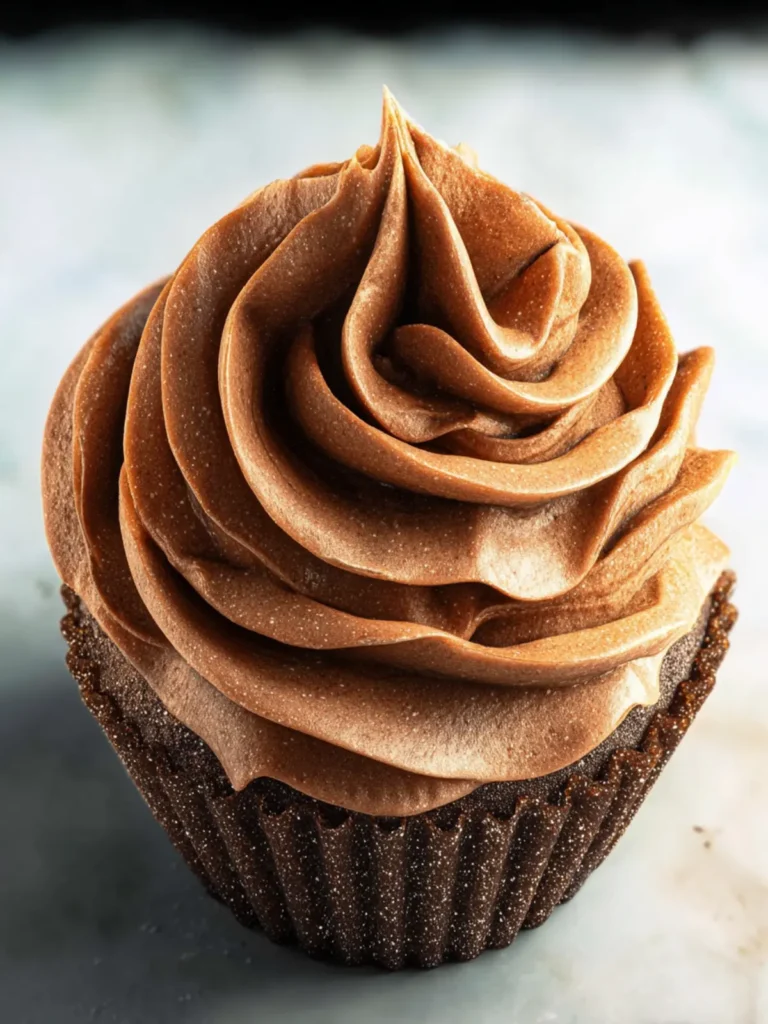 Mocha Buttercream Frosting {Espresso Coffee} First Image
