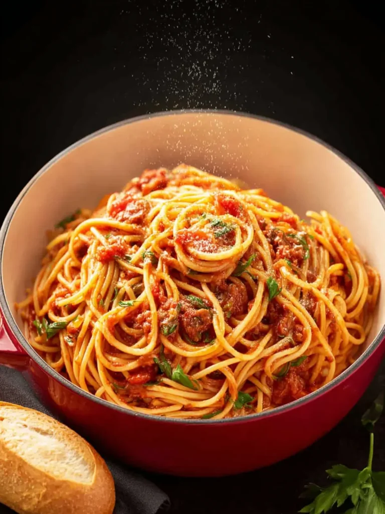 One Pot Spaghetti First Image
