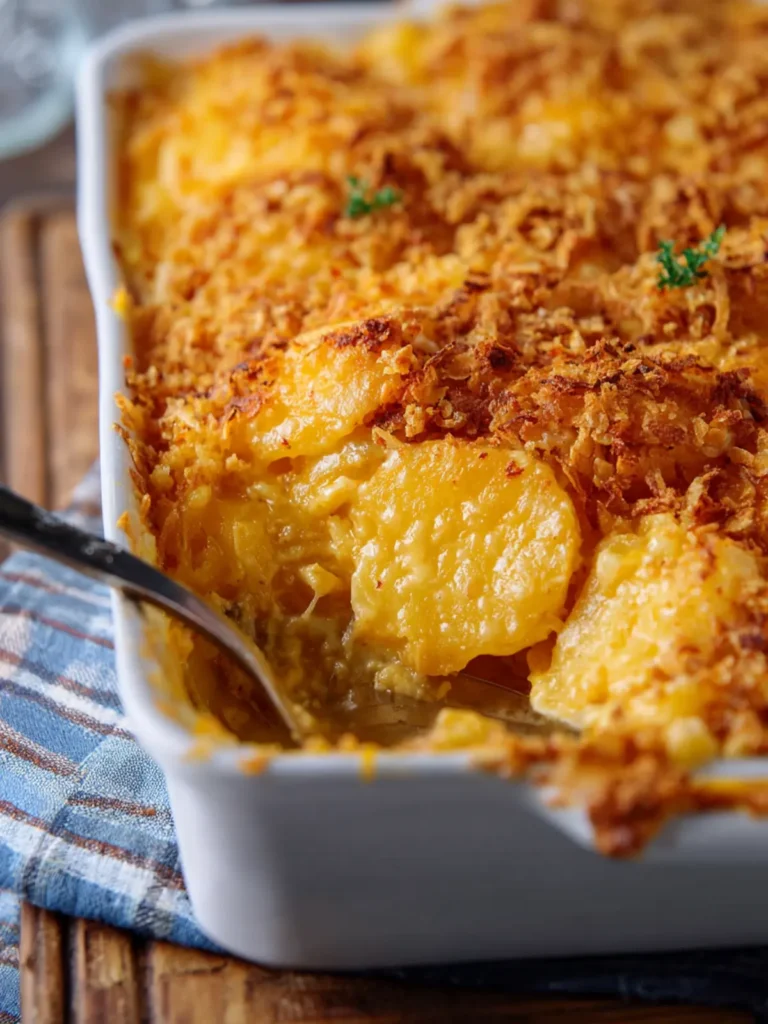 Cheesy Funeral Potatoes {Au Gratin Potatoes} First Image