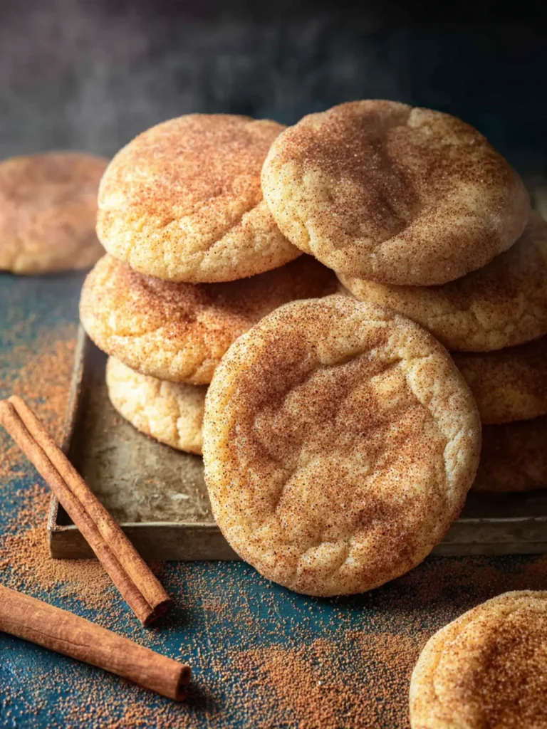 Chewy Snickerdoodle Cookies First Image