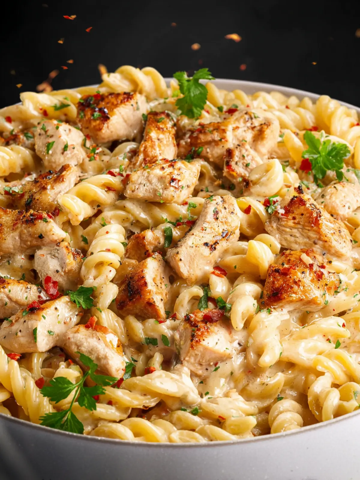 Chicken Garlic Parmesan Pasta First Image