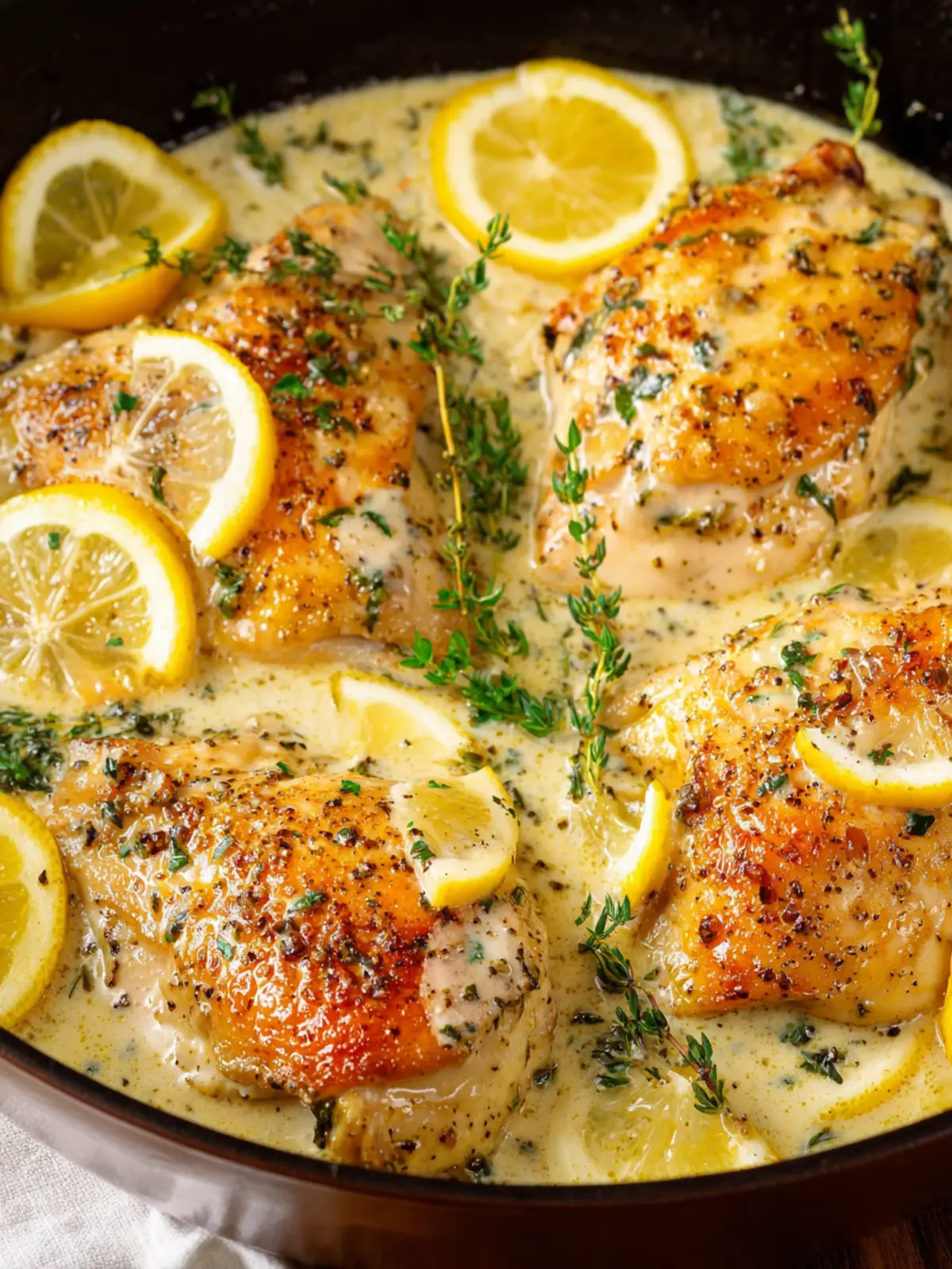 Easy Creamy Lemon Chicken First Image